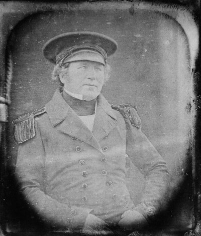 Capitán Francis Crozier, comandante del HMS "Terror". de Baird Baird