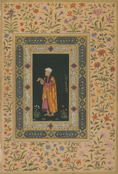 Retrato de Itimad Al-dawla, dinastía Mughal de Balchand (attr. to)