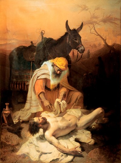 El Samaritano del Evangelio 1851 de Baldassare Verazzi