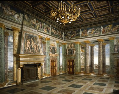 Sala de Perspectivas (fresco) de Baldassarre Peruzzi