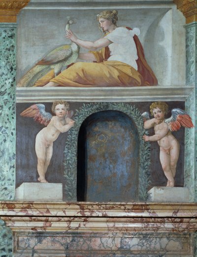 La Sala de las Perspectivas (detalle del nicho trompe l