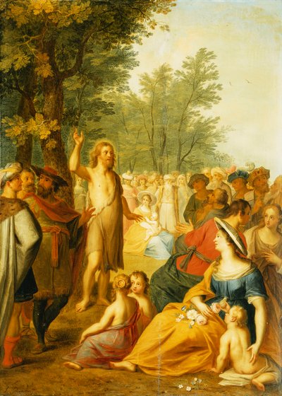 San Juan Bautista predicando en el desierto de Balthasar Beschey
