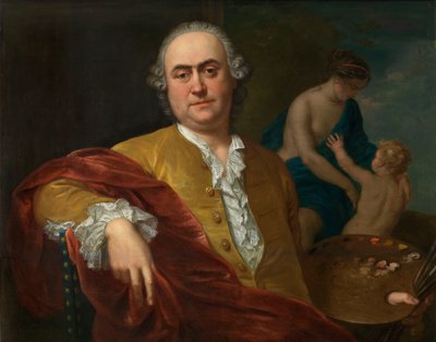 Autorretrato (óleo sobre lienzo) de Balthasar Beschey