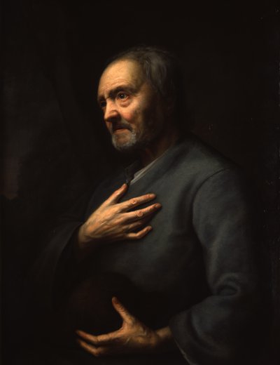 Retrato de un anciano de Balthasar Denner