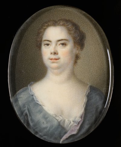Retrato de Esther Winter, esposa de Balthasar Denner de Balthasar Denner