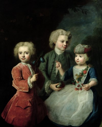 Los hijos del consejero Barthold Heinrich Brockes de Balthasar Denner