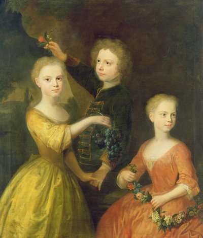 Los Hijos del Consejero Barthold Heinrich Brockes (1680-1747) de Balthasar Denner