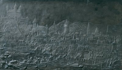 El paseo de María Teresa en la colina de la coronación en Pressburg el 25 de junio de 1741 de Balthasar Ferdinand Moll