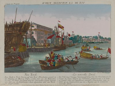 Vista de Nueva York, circa 1776 de Balthasar Friedrich Leizelt