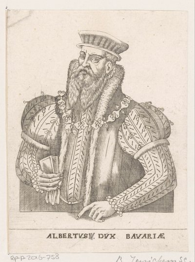 Retrato de Albrecht V, duque de Baviera de Balthasar Jenichen