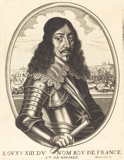 Luis XIII, Rey de Francia de Balthasar Moncornet