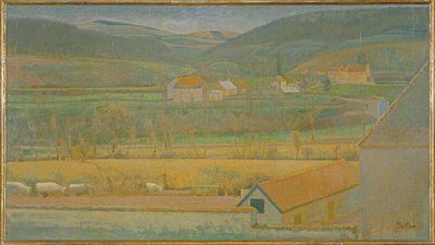 El valle del Yonne de Balthus Klossowski de Rola