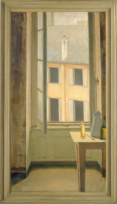 La ventana, Cour de Rohan de Balthus Klossowski de Rola