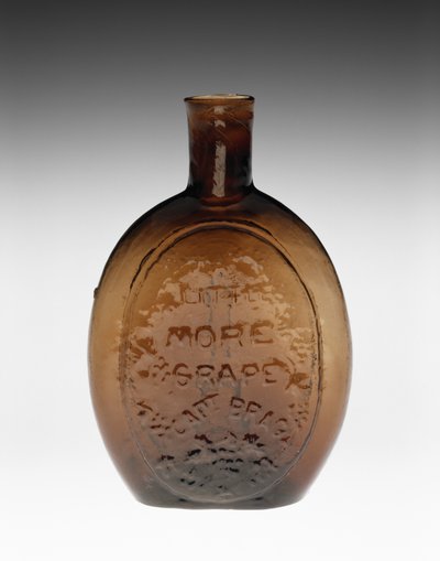 Frasco figurado, c. 1847 de Baltimore Glass Works