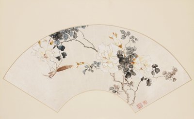 Rosa y mantis religiosa, siglo XIX 1801-1900 de Baoru Liu