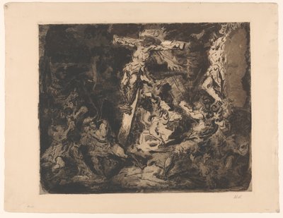 Cristo en la cruz de Barbara Elisabeth van Houten (signed by artist)