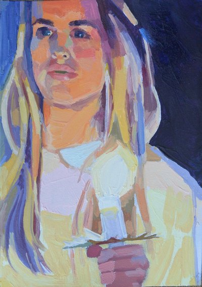 Luz de vela 5, 2015 de Barbara Hoogeweegen
