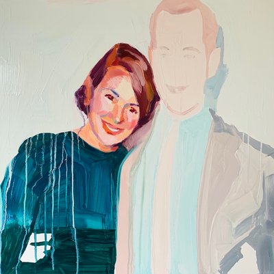 Nostalgia, 2021 (óleo sobre lienzo de poliéster) de Barbara Hoogeweegen
