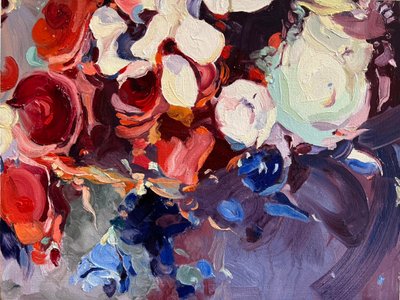 No hay días perdidos, 2023 (óleo sobre lienzo) de Barbara Hoogeweegen