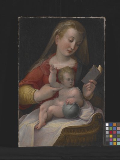 Virgen con el Niño (óleo sobre lienzo) de Barbara Longhi
