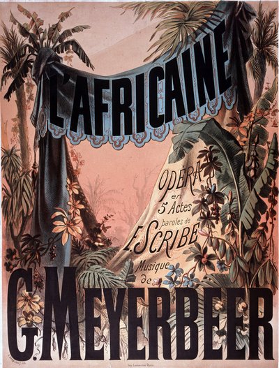 Cartel para la ópera "L