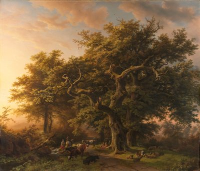 Escena del bosque
Vista en el bosque de Barend Cornelis Koekkoek