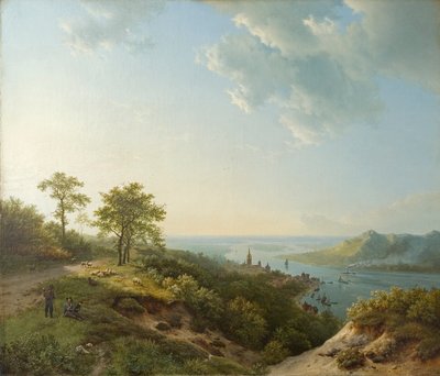 Vista sobre Heidelberg, 1837 de Barend Cornelis Koekkoek