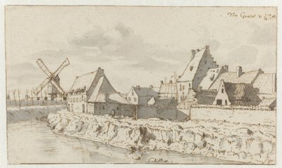 Vista de la tumba, Brabante Septentrional de Barend Klotz (attributed to)