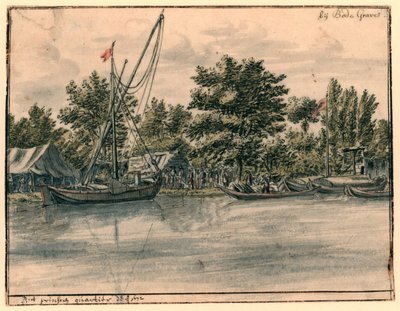 Vista del barrio de Willem III cerca de Bodegraven de Barend Klotz (possibly)