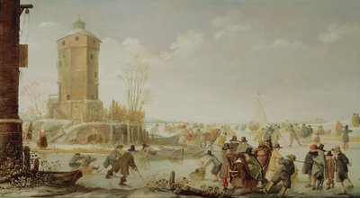 Escena de invierno de Barent Avercamp