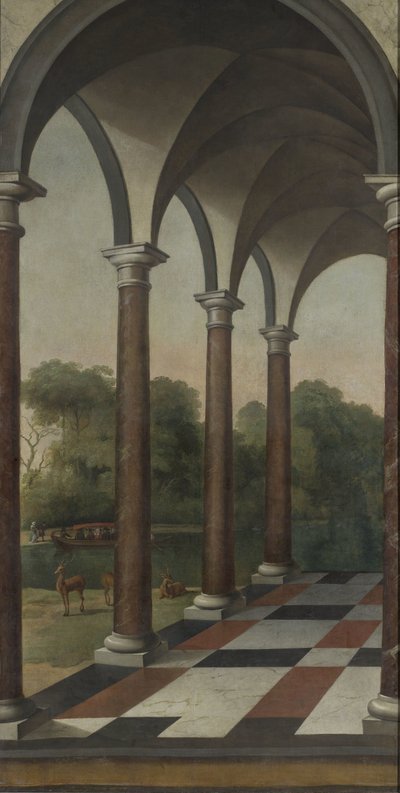 Columnas que dan a un parque de Barent Fabritius (attributed to)