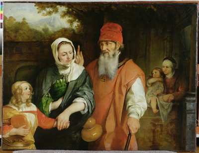 El despido de Agar de Barent Fabritius