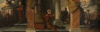 El fariseo y el publicano de Barent Fabritius