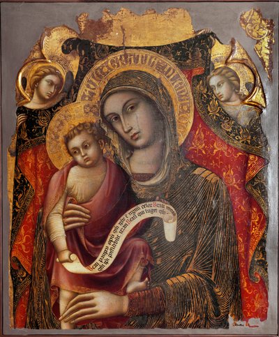 Virgen con niño de Barnaba da Modena