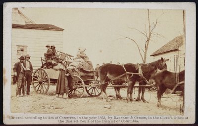 Salida de la antigua granja, Centreville, Virginia, 1862, del Álbum Galería de Brady, No. 306 de Barnard and Gibson