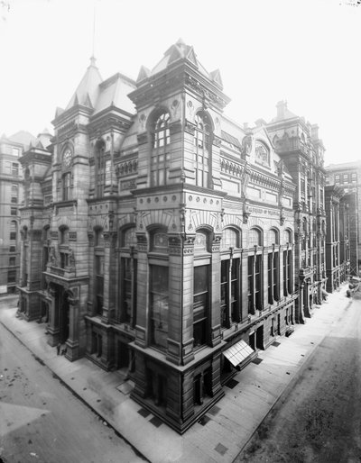 Junta de Comercio de Chicago, Chicago, Illinois, EE.UU., c.1900 de Barnes and Crosby