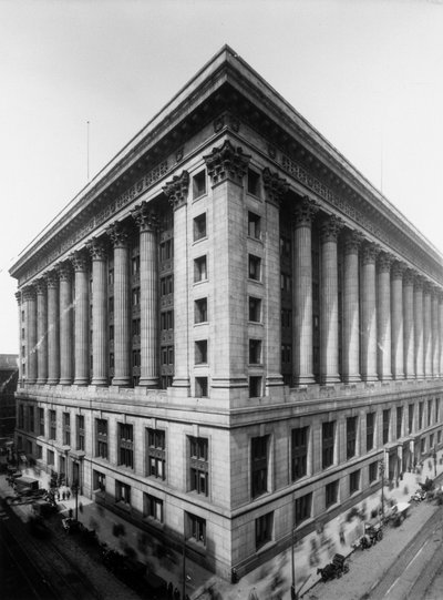Ayuntamiento y Edificio del Condado, Chicago, Illinois, EE.UU., c.1905 de Barnes and Crosby