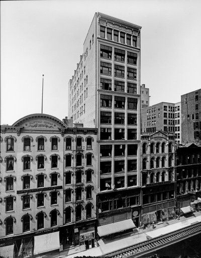 Clifton House, edificio Thomas Church y edificio J. P. Atwater, Chicago, Illinois, EE.UU., c.1900 de Barnes and Crosby
