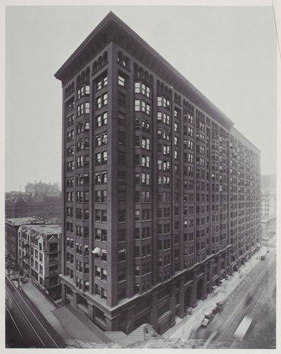 Edificio Monadnock, Chicago, Illinois, EE.UU. de Barnes and Crosby