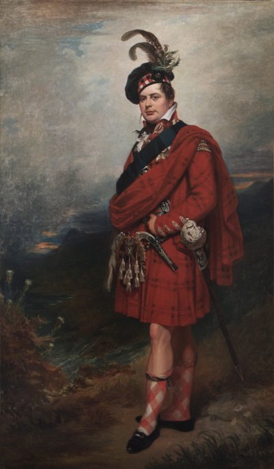 Augustus Frederick, Duque de Sussex, con traje escocés, 1885 de Barnett Samuel Marks