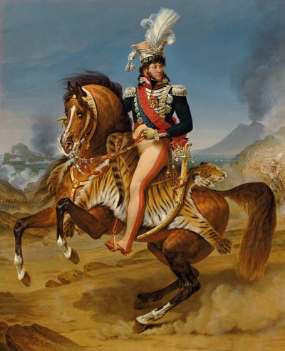 Retrato ecuestre de Joaquín Murat (1767-1815) 1812 de Baron Antoine Jean Gros