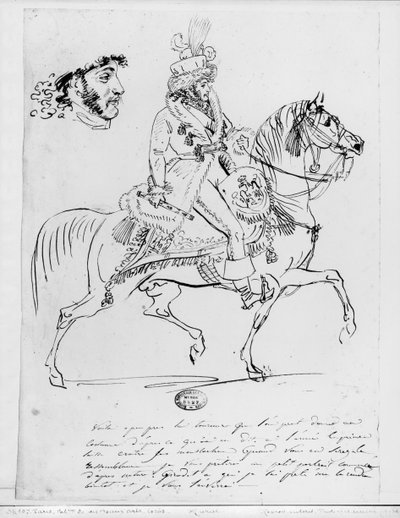 Retrato ecuestre del príncipe Joachim Murat de Baron Antoine Jean Gros