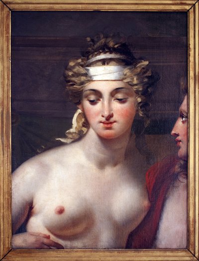 Fragmento del rapto de Helena, siglo XVIII-XIX de Baron Antoine Jean Gros