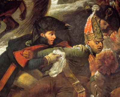 Napoleón I en el campo de batalla de Eylau 9/02/1807 (detalle) de Baron Antoine Jean Gros