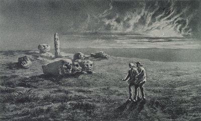 Las Pierres Sottes, ilustración para Leyendas Rústicas de George Sand (1804-76) 1858 de Maurice Sand