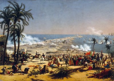 Batalla de Abukir, 25 de julio de 1799 de Baron Lejeune Louis François