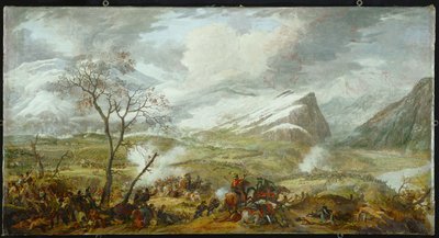 La batalla de Rivoli ... de Baron Louis Albert Bacler d