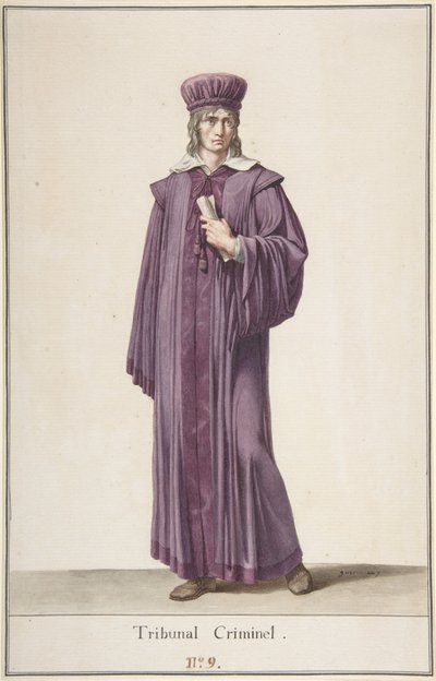 Un juez del tribunal penal, c.1798-99 de Baron Pierre Narcisse Guerin