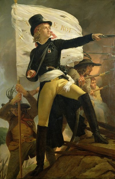Henri de La Rochejaquelein (1772-94), líder de la revuelta en la Vendée, 1817 de Baron Pierre Narcisse Guerin