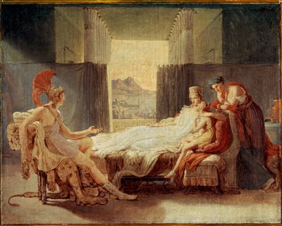 Boceto para Eneas contando a Dido las desgracias de Troya, antes de 1813 de Baron Pierre Narcisse Guerin